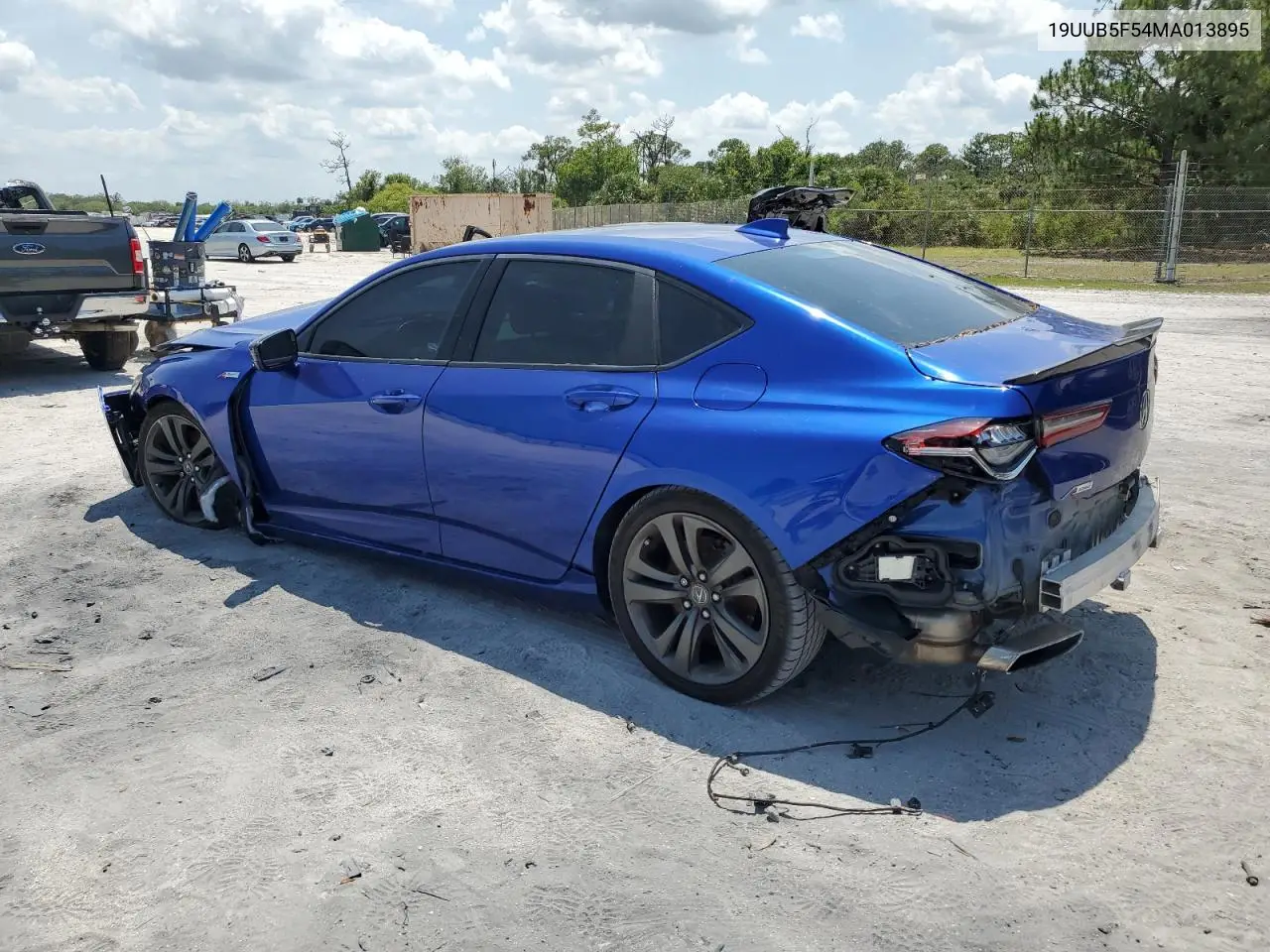 2021 Acura Tlx Tech A VIN: 19UUB5F54MA013895 Lot: 56484135