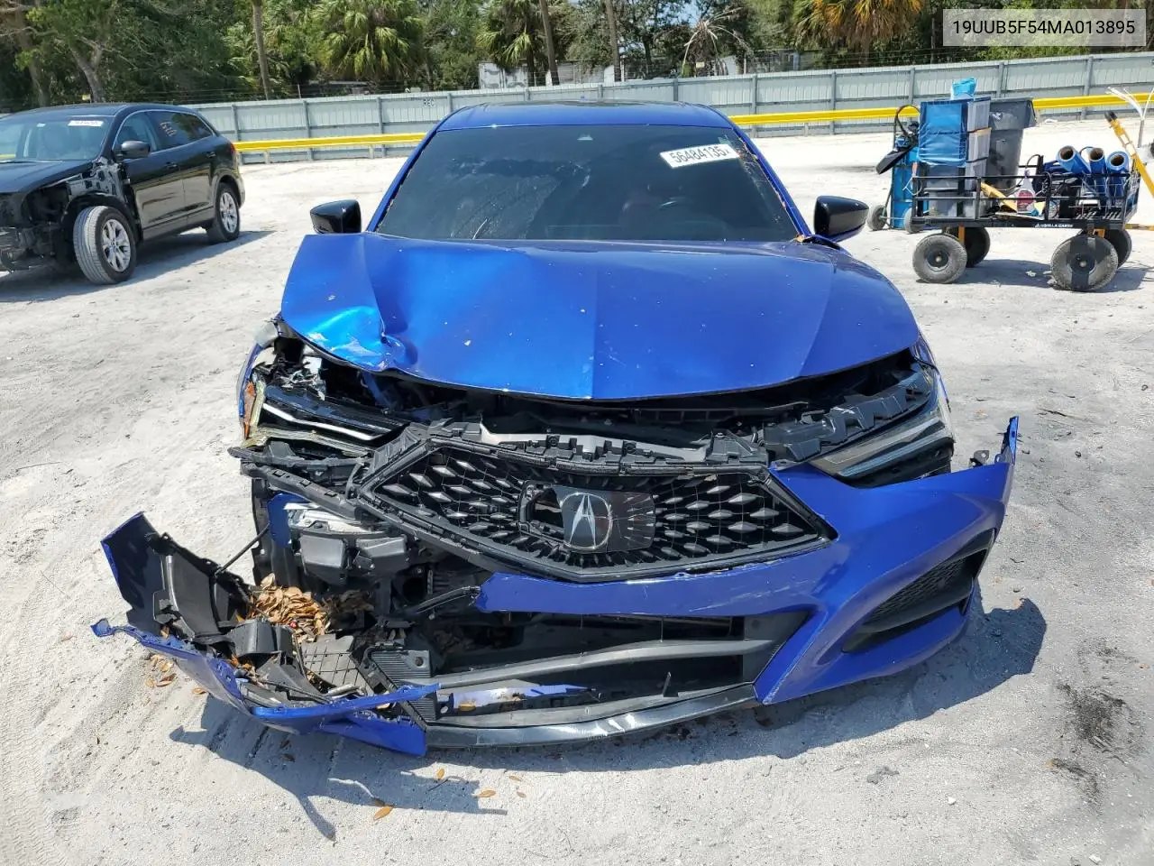 2021 Acura Tlx Tech A VIN: 19UUB5F54MA013895 Lot: 56484135
