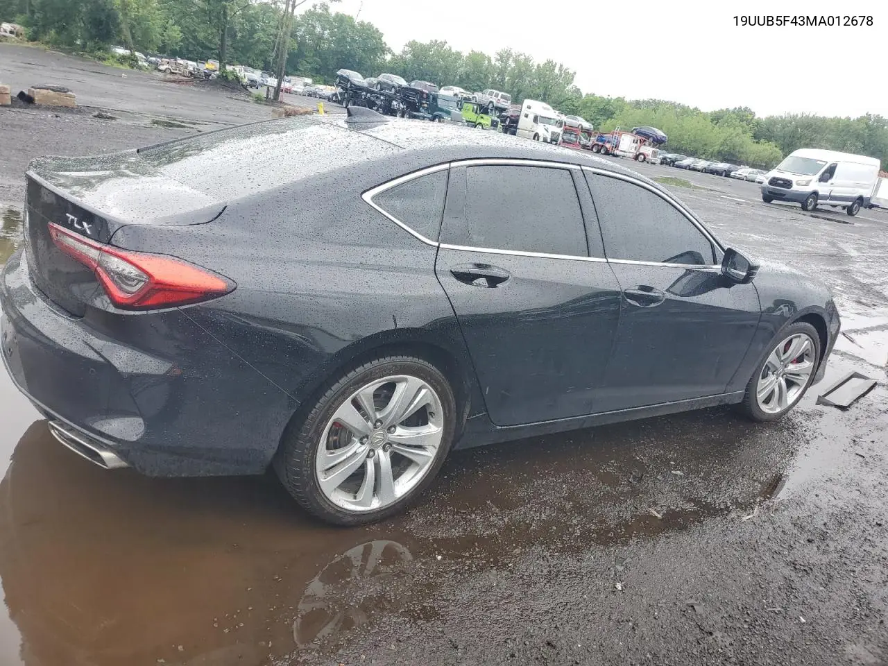 2021 Acura Tlx Technology VIN: 19UUB5F43MA012678 Lot: 59472815