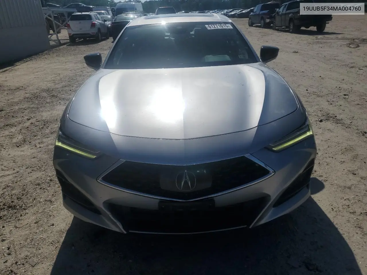 2021 Acura Tlx VIN: 19UUB5F34MA004760 Lot: 61271015