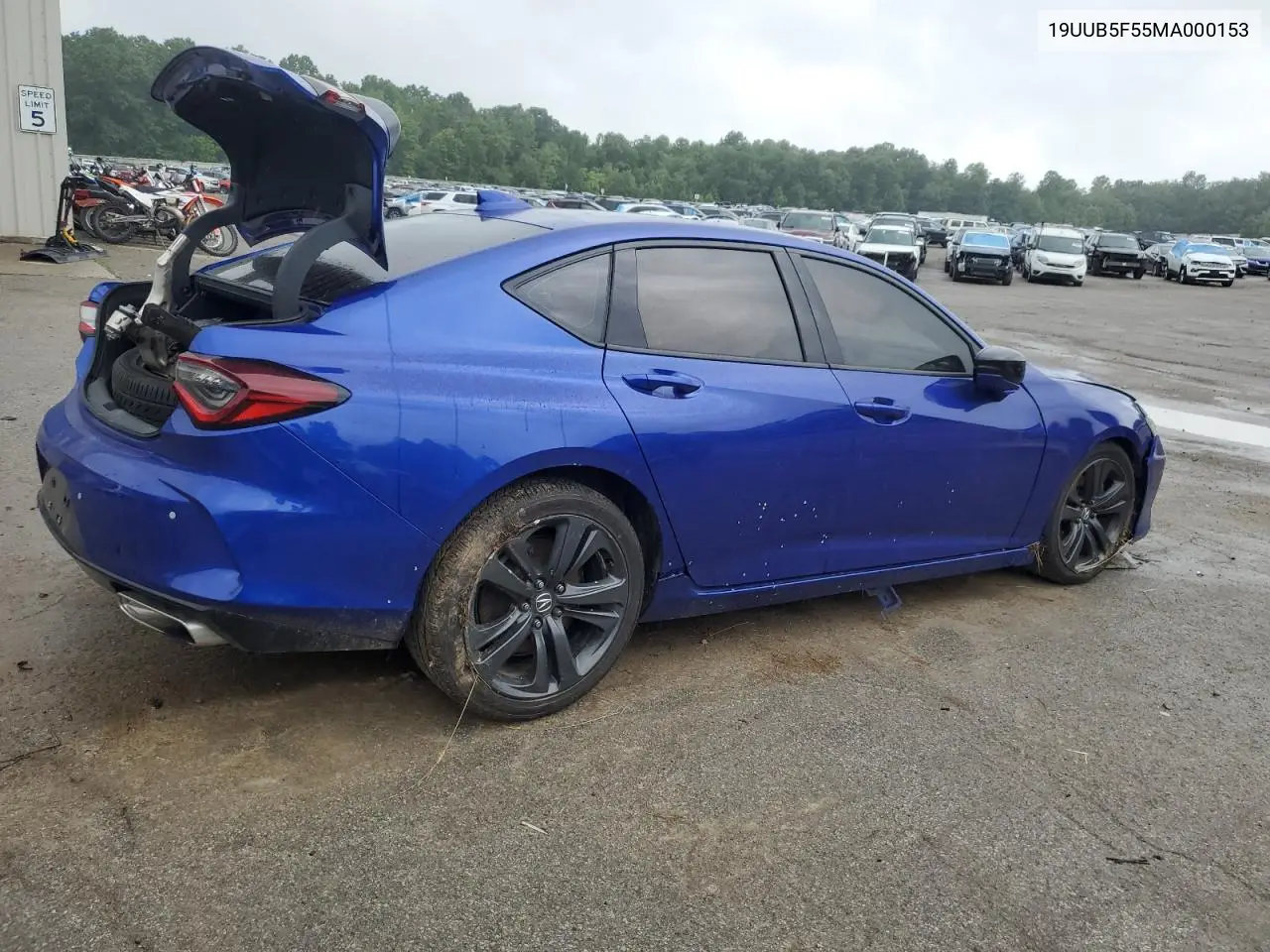 2021 Acura Tlx Tech A VIN: 19UUB5F55MA000153 Lot: 61359025