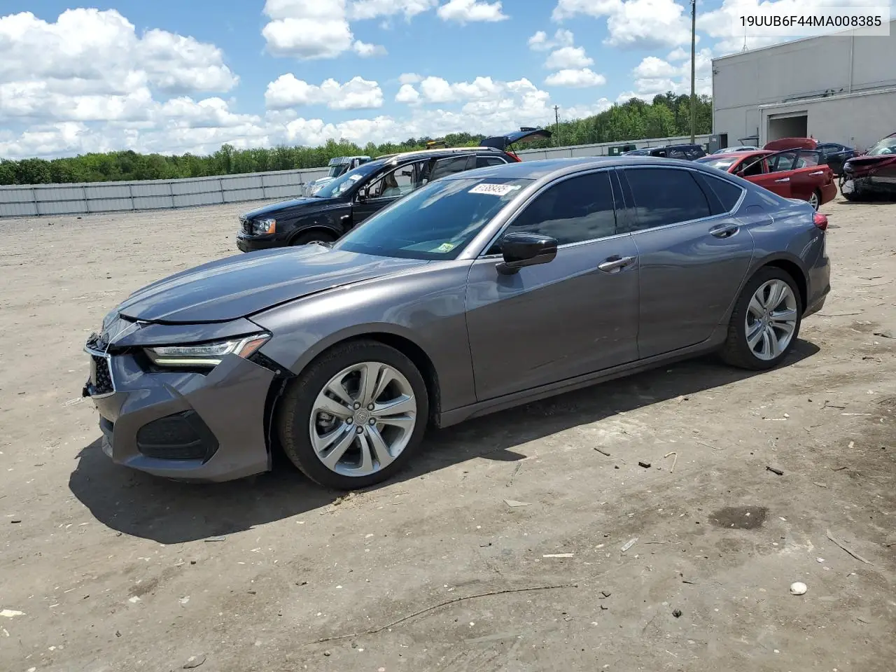 2021 Acura Tlx Technology VIN: 19UUB6F44MA008385 Lot: 61388495