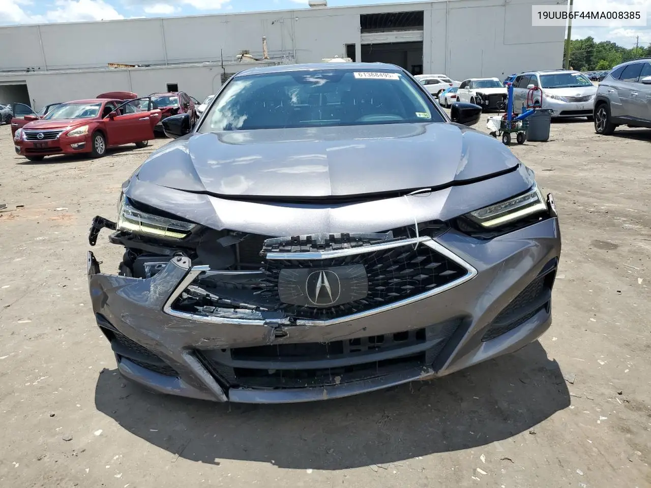 2021 Acura Tlx Technology VIN: 19UUB6F44MA008385 Lot: 61388495