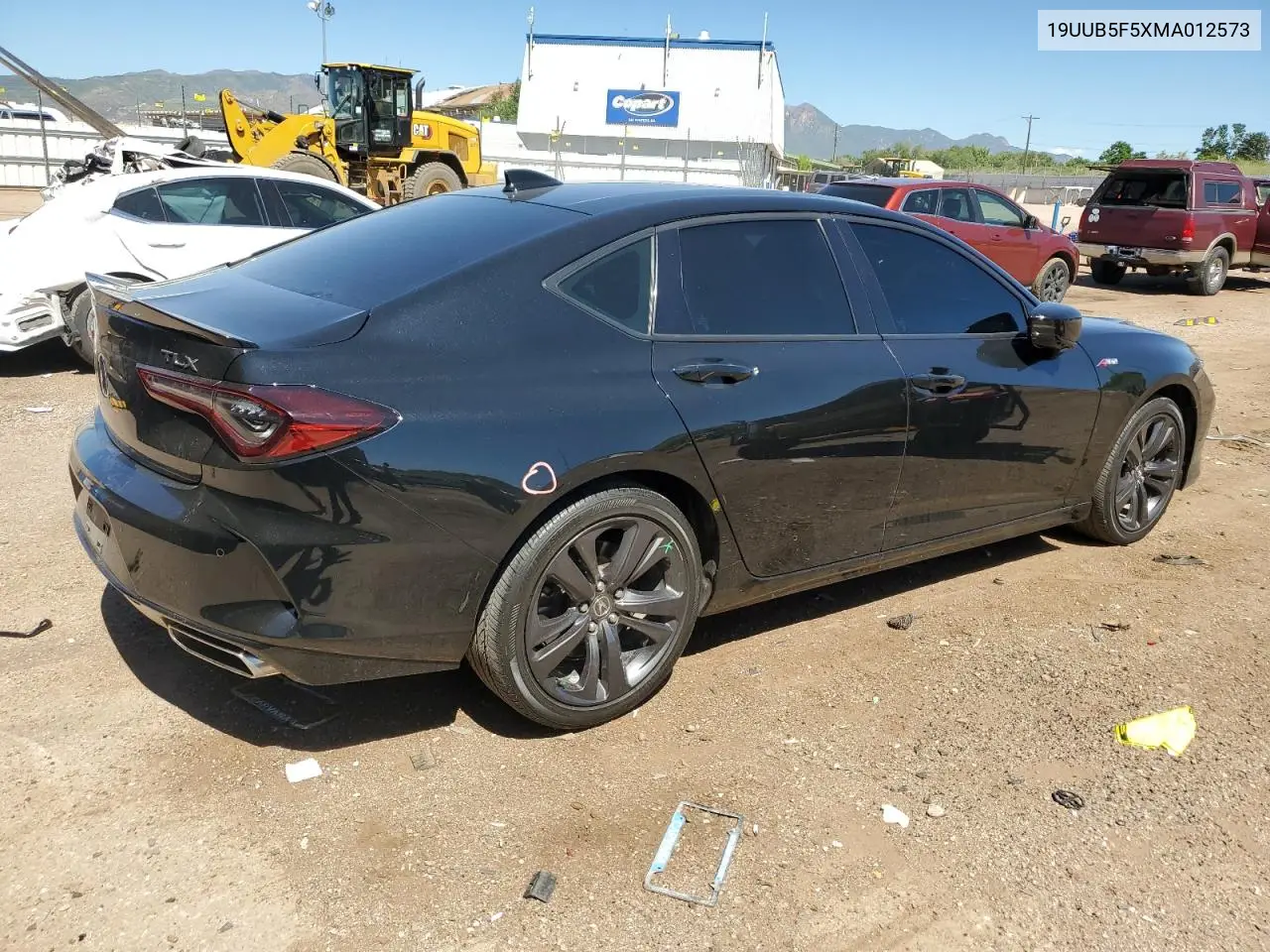 2021 Acura Tlx Tech A VIN: 19UUB5F5XMA012573 Lot: 61814225