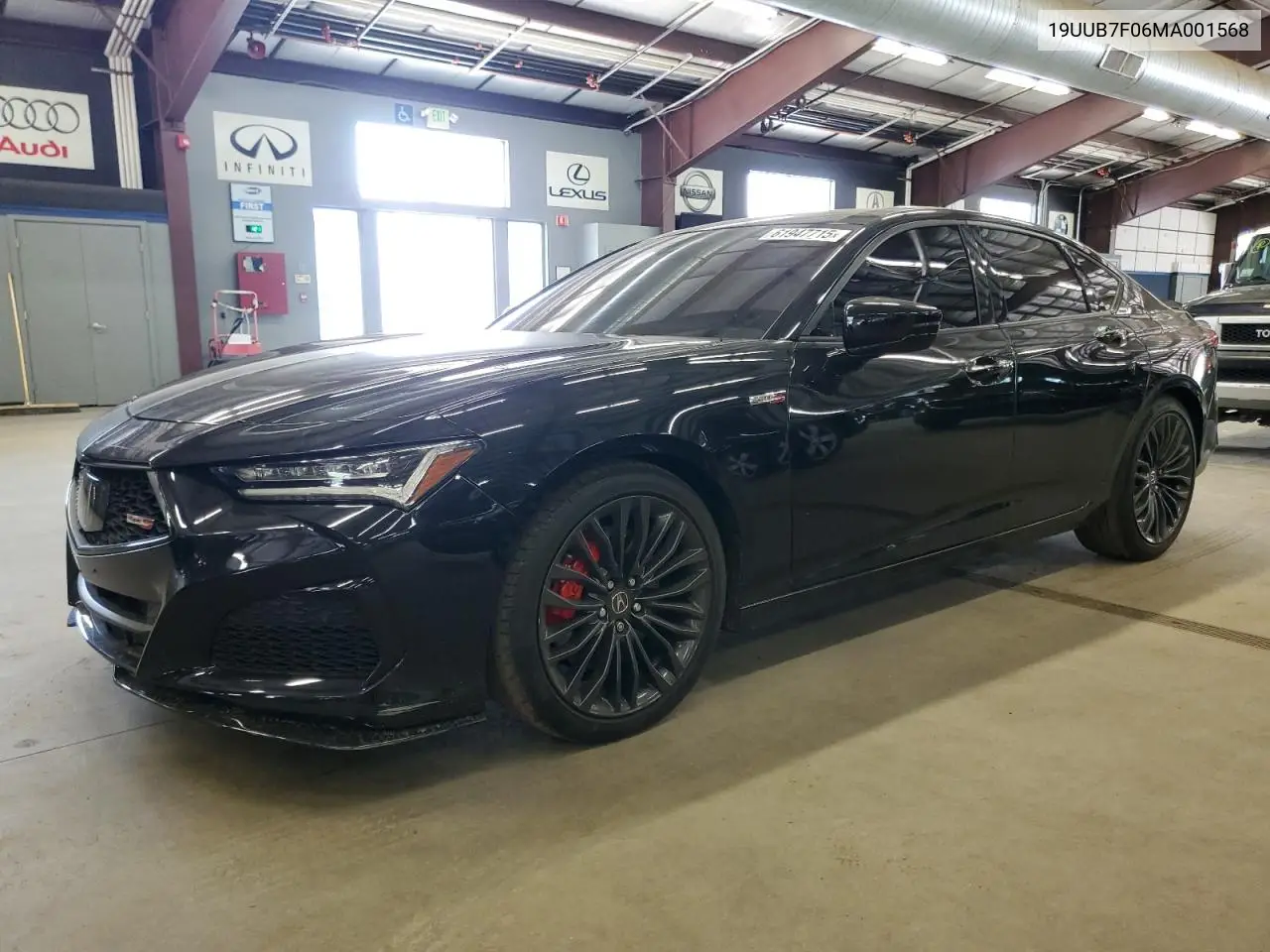 2021 Acura Tlx Type S VIN: 19UUB7F06MA001568 Lot: 61947715
