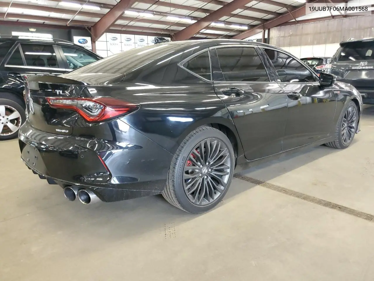 2021 Acura Tlx Type S VIN: 19UUB7F06MA001568 Lot: 61947715