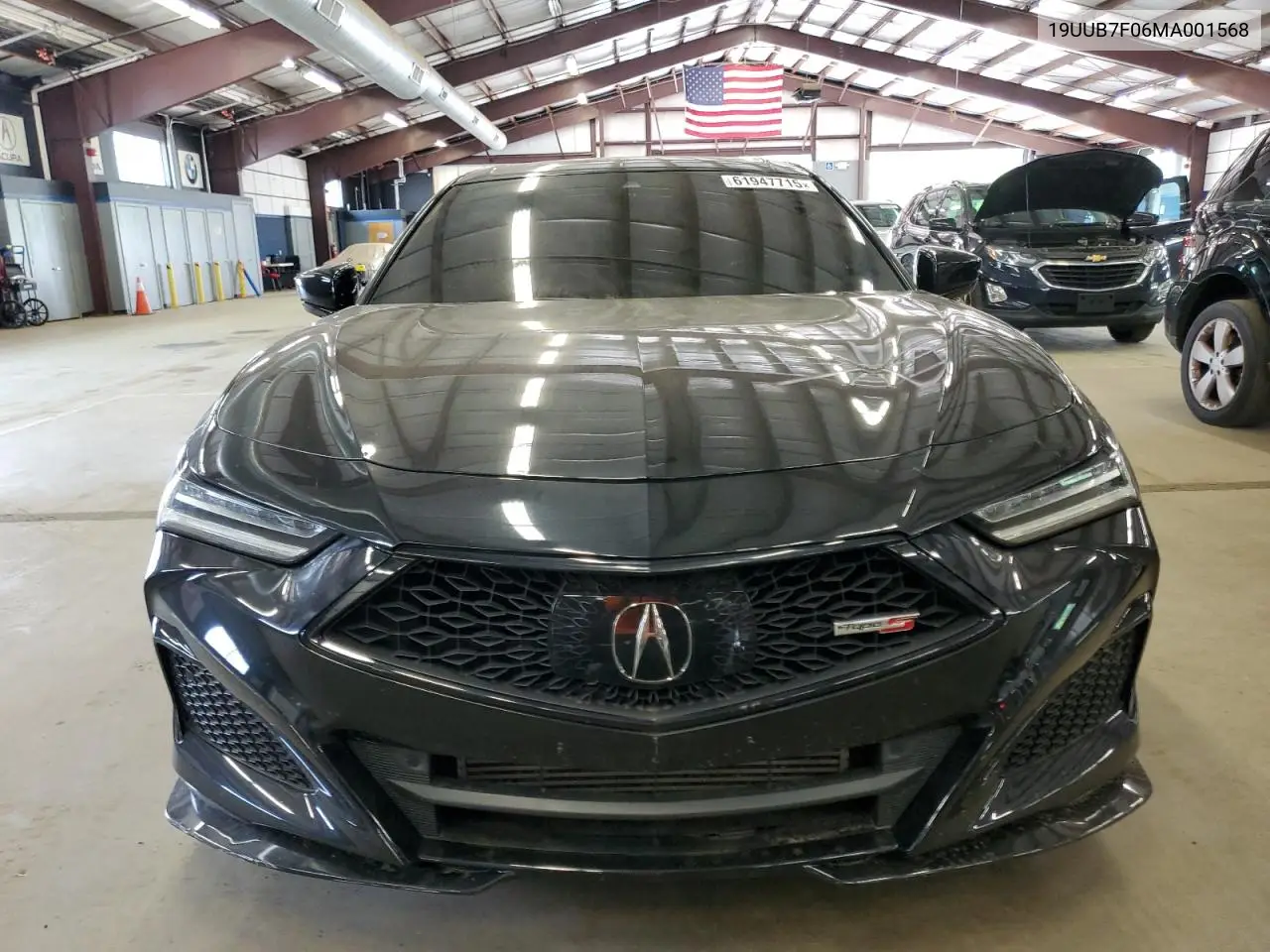 2021 Acura Tlx Type S VIN: 19UUB7F06MA001568 Lot: 61947715