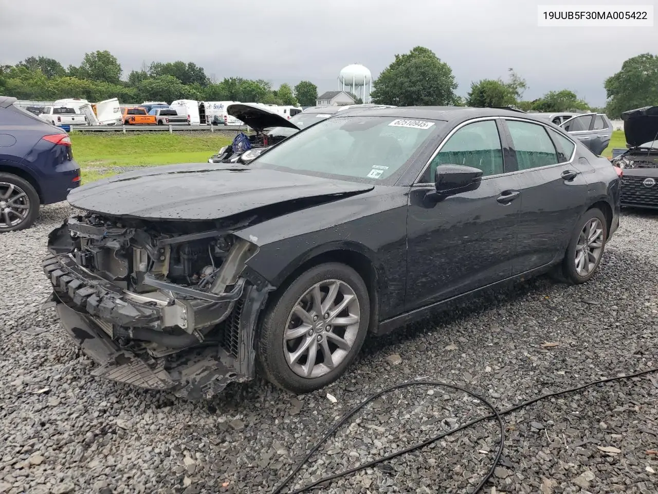 2021 Acura Tlx VIN: 19UUB5F30MA005422 Lot: 62510945