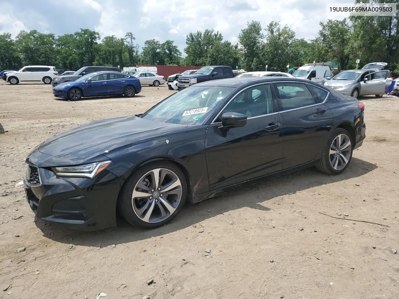 2021 Acura Tlx Advance VIN: 19UUB6F69MA009503 Lot: 63218925