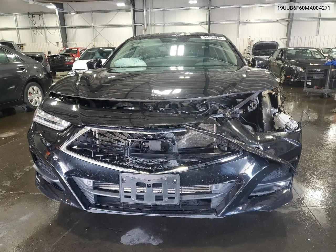 2021 Acura Tlx Advance VIN: 19UUB6F60MA004271 Lot: 65955845