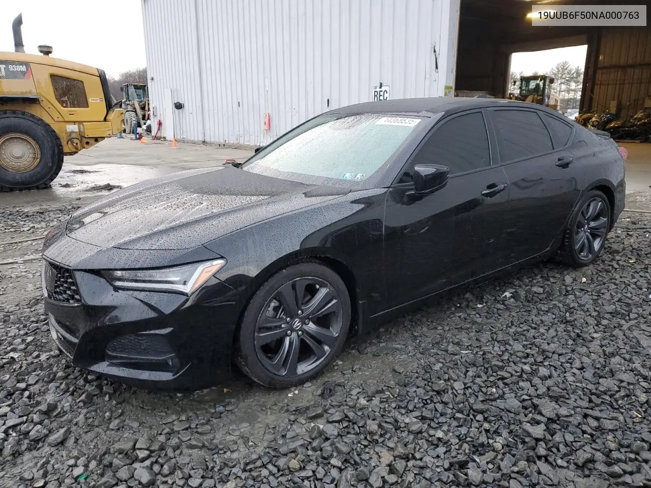 2022 Acura Tlx Tech A VIN: 19UUB6F50NA000763 Lot: 44368835