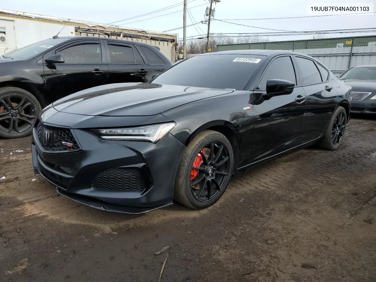 2022 Acura Tlx Type S VIN: 19UUB7F04NA001103 Lot: 44722945