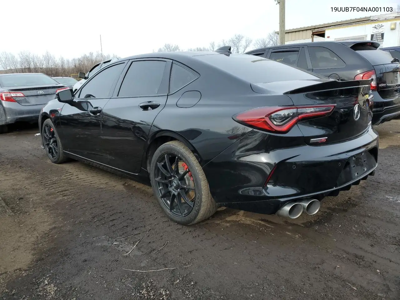 2022 Acura Tlx Type S VIN: 19UUB7F04NA001103 Lot: 44722945