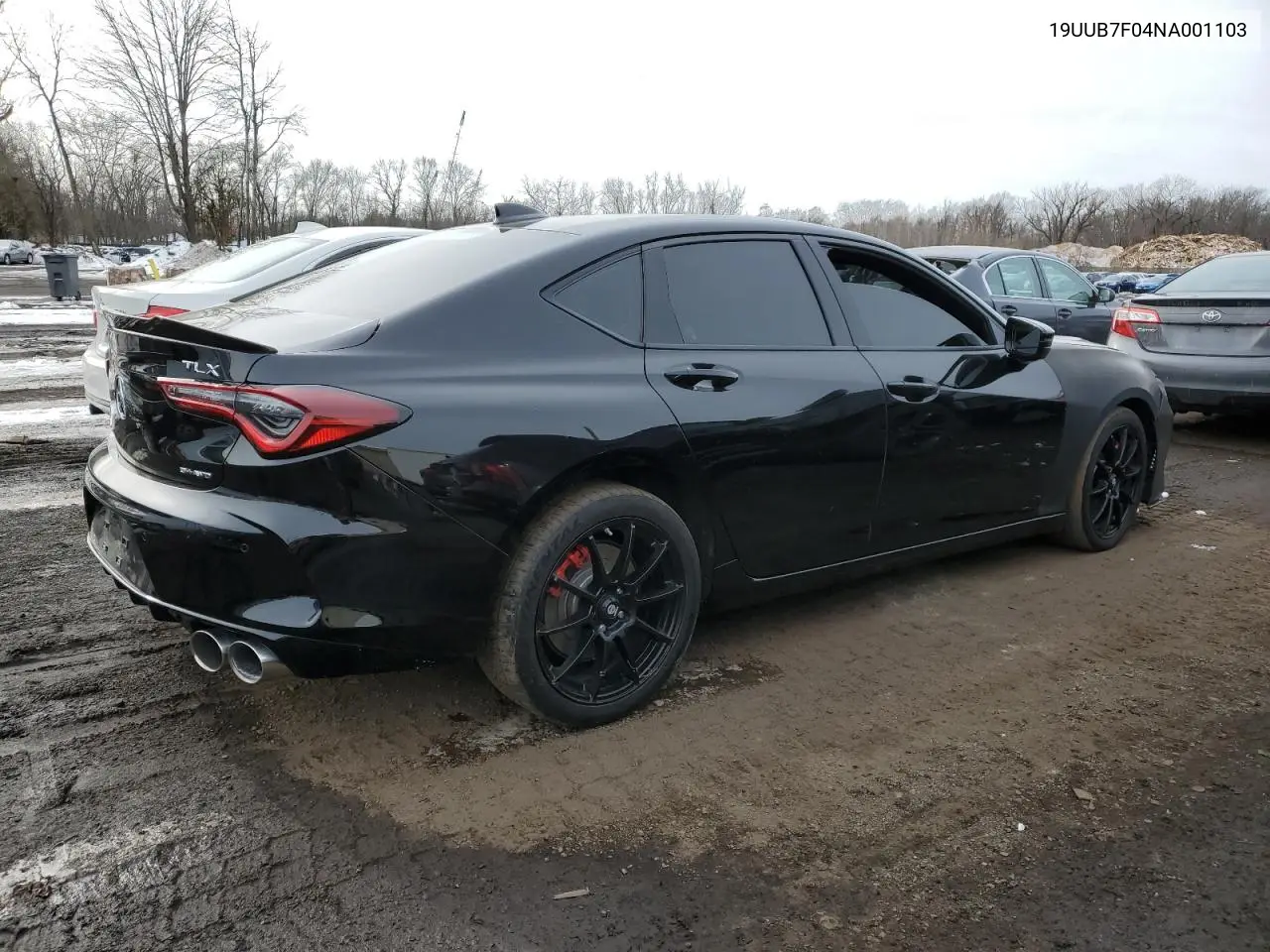 2022 Acura Tlx Type S VIN: 19UUB7F04NA001103 Lot: 44722945