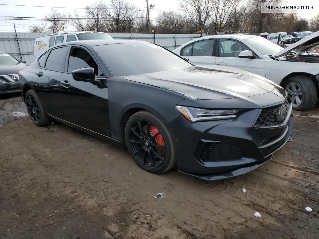 2022 Acura Tlx Type S VIN: 19UUB7F04NA001103 Lot: 44722945