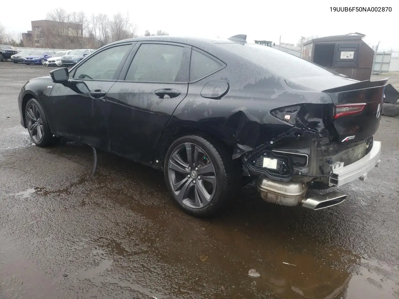 2022 Acura Tlx Tech A VIN: 19UUB6F50NA002870 Lot: 51149795