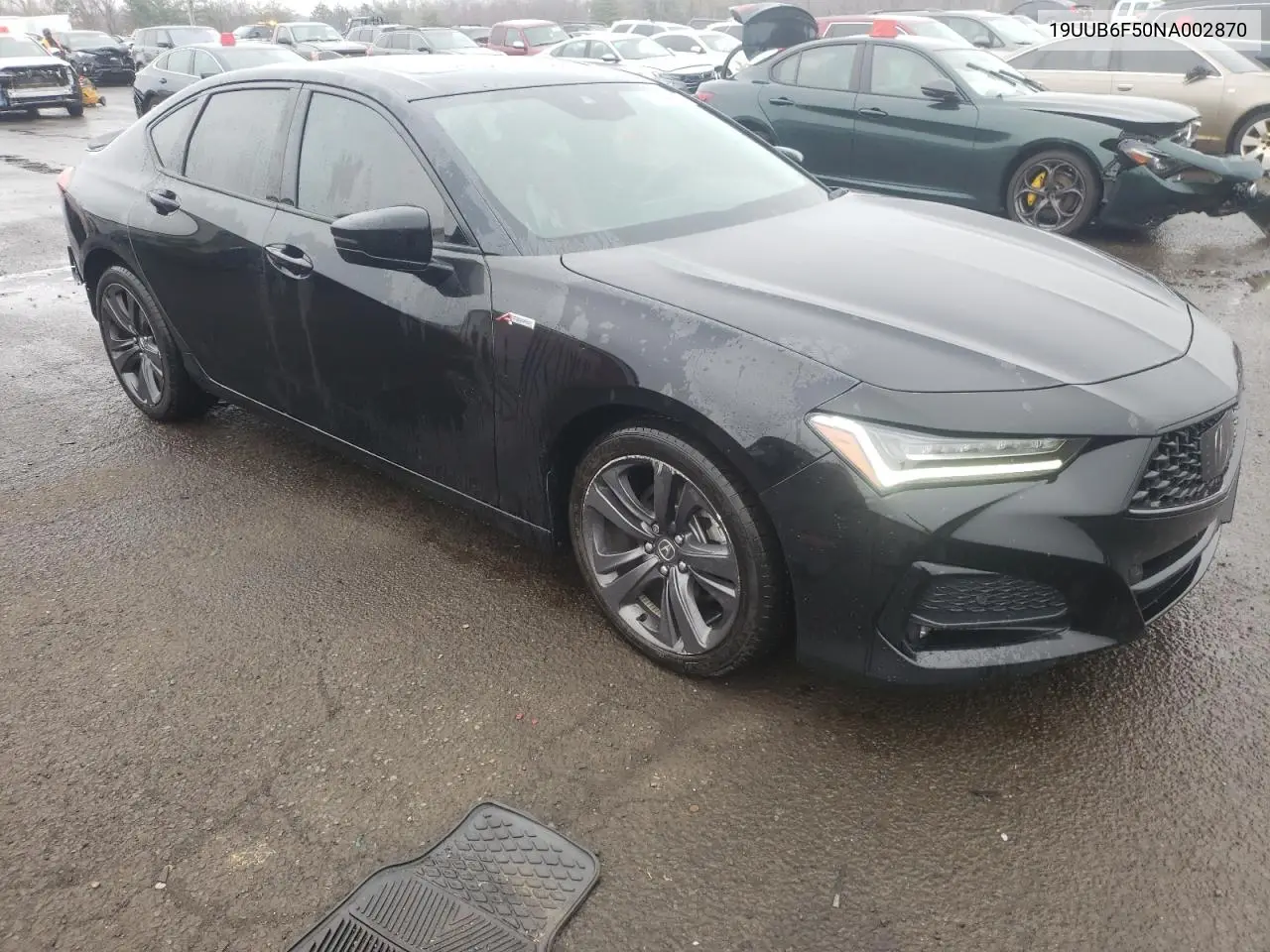 2022 Acura Tlx Tech A VIN: 19UUB6F50NA002870 Lot: 51149795