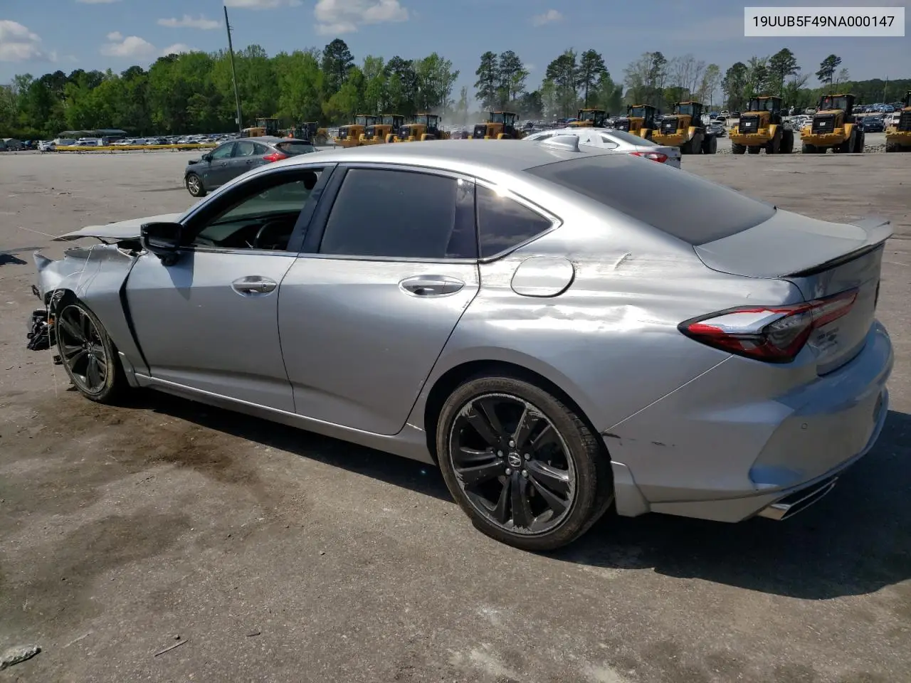 2022 Acura Tlx Technology VIN: 19UUB5F49NA000147 Lot: 52484745