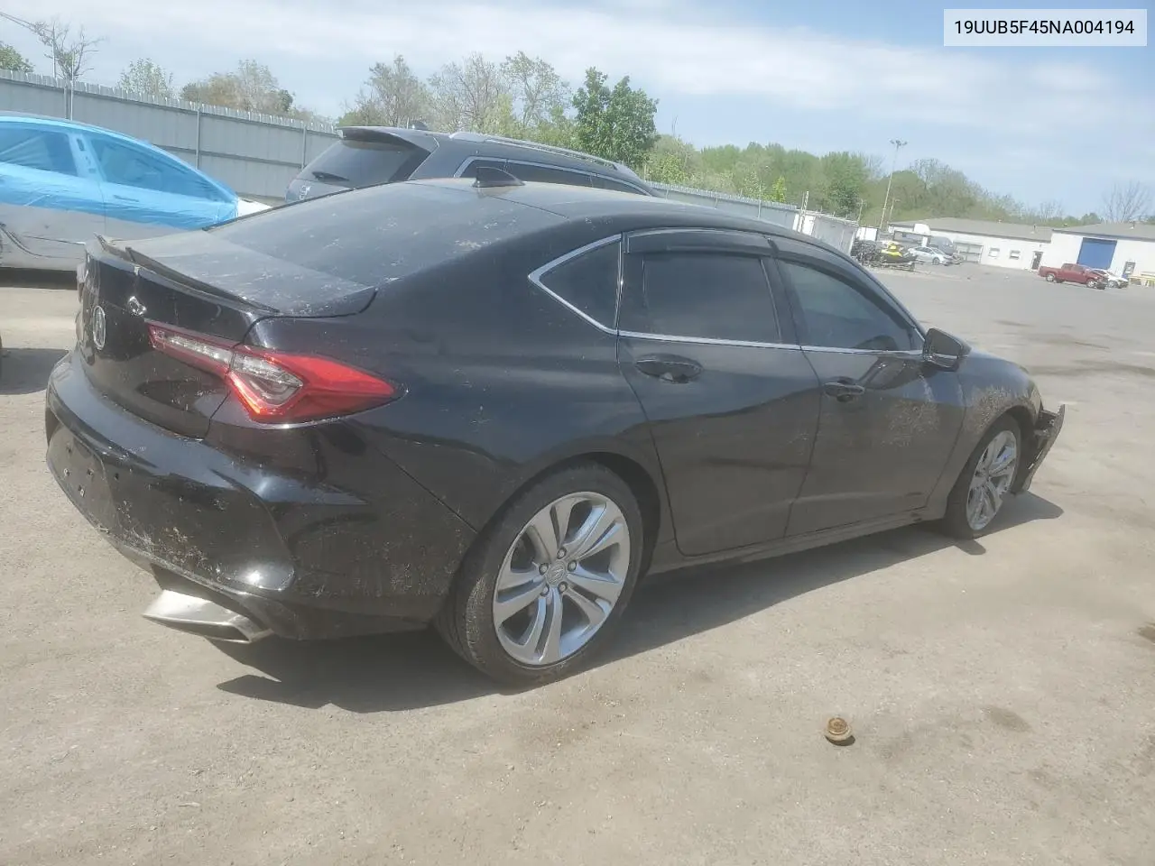 2022 Acura Tlx Technology VIN: 19UUB5F45NA004194 Lot: 55174275
