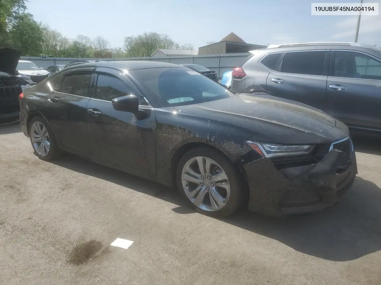 2022 Acura Tlx Technology VIN: 19UUB5F45NA004194 Lot: 55174275