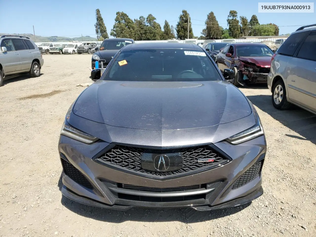 2022 Acura Tlx Type S VIN: 19UUB7F93NA000913 Lot: 55601255