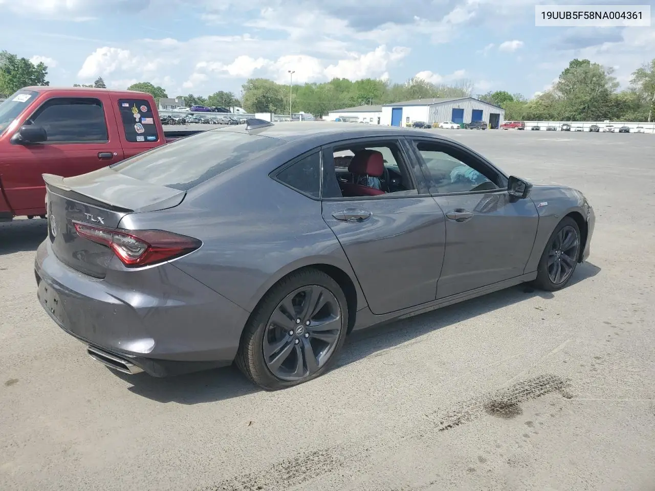 2022 Acura Tlx Tech A VIN: 19UUB5F58NA004361 Lot: 55635205