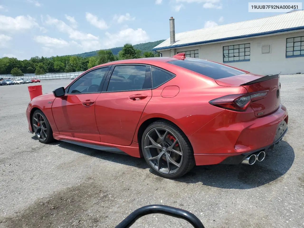 2022 Acura Tlx Type S VIN: 19UUB7F92NA000451 Lot: 56323275