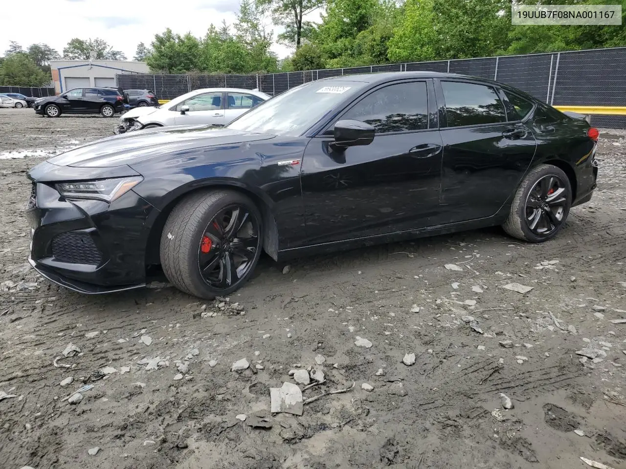 2022 Acura Tlx Type S VIN: 19UUB7F08NA001167 Lot: 56930825