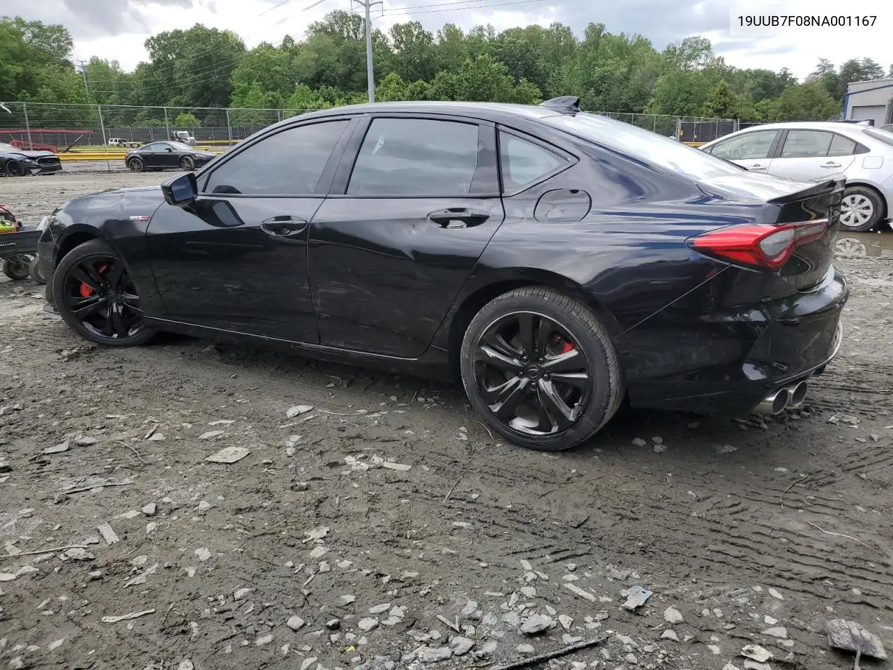 2022 Acura Tlx Type S VIN: 19UUB7F08NA001167 Lot: 56930825