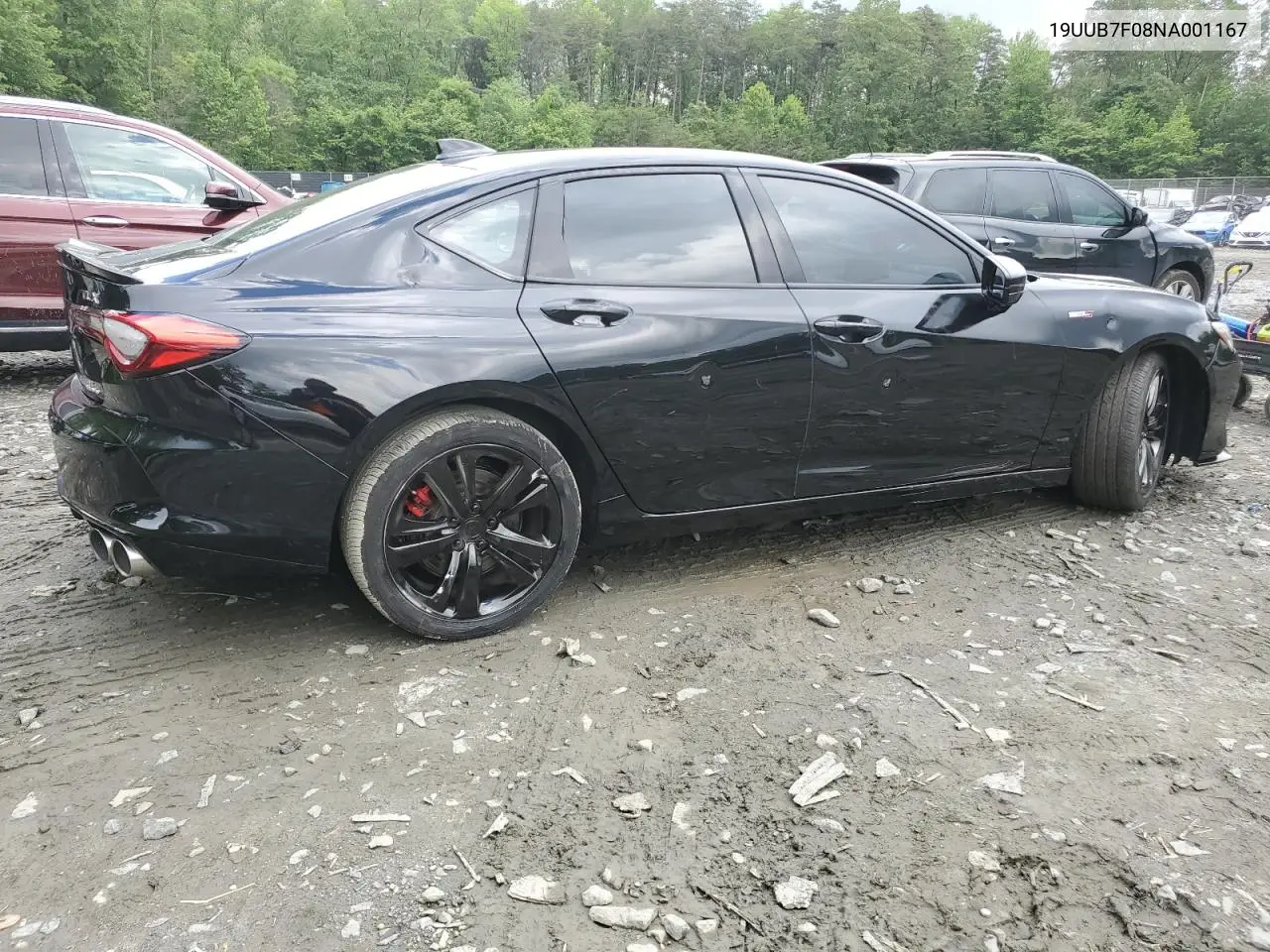 2022 Acura Tlx Type S VIN: 19UUB7F08NA001167 Lot: 56930825