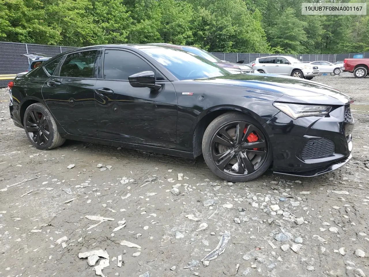 2022 Acura Tlx Type S VIN: 19UUB7F08NA001167 Lot: 56930825