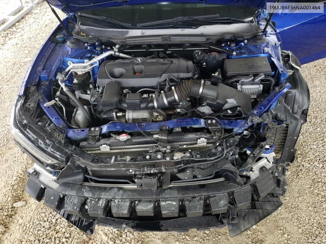 2022 Acura Tlx Tech A VIN: 19UUB6F56NA001464 Lot: 60504805