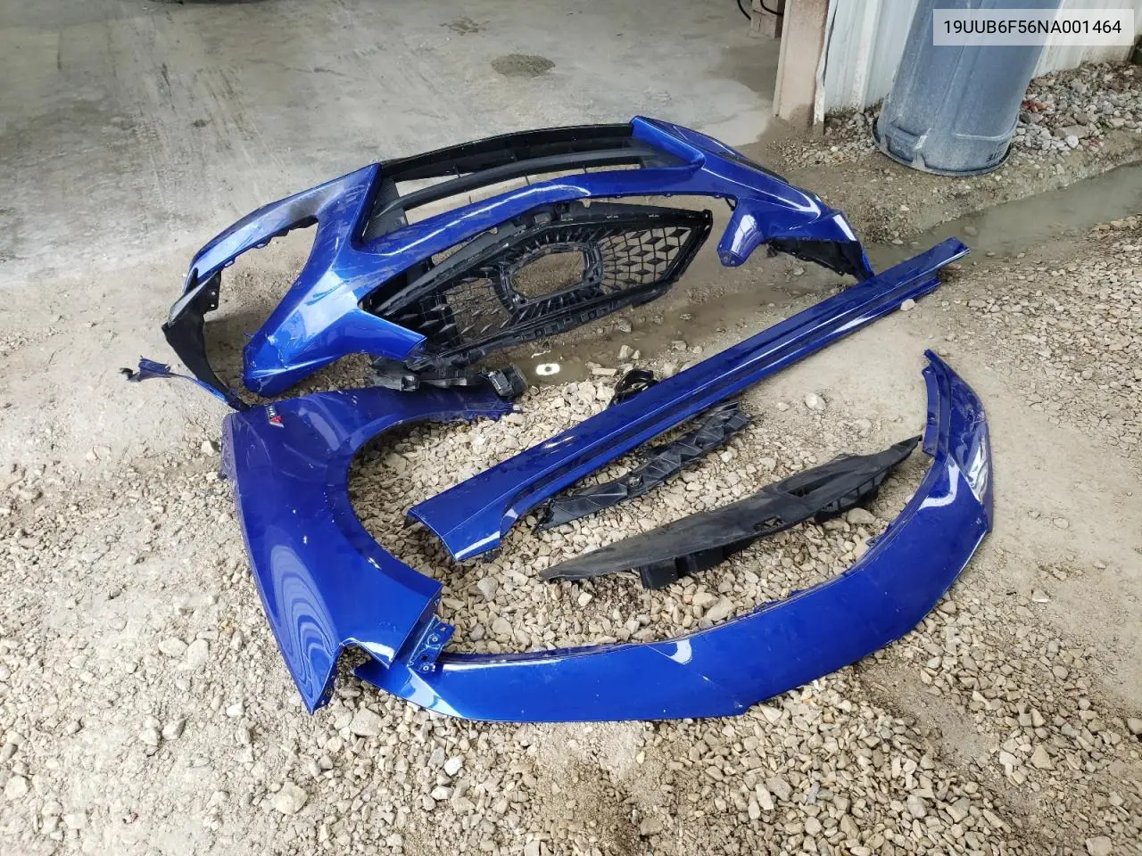 2022 Acura Tlx Tech A VIN: 19UUB6F56NA001464 Lot: 60504805