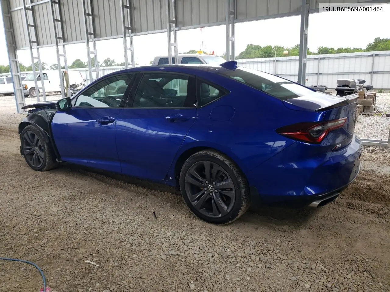 2022 Acura Tlx Tech A VIN: 19UUB6F56NA001464 Lot: 60504805