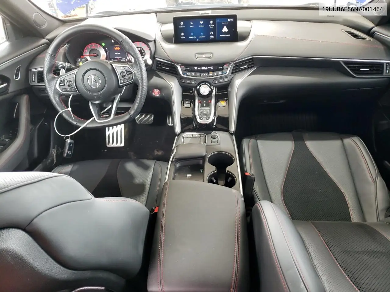 2022 Acura Tlx Tech A VIN: 19UUB6F56NA001464 Lot: 60504805