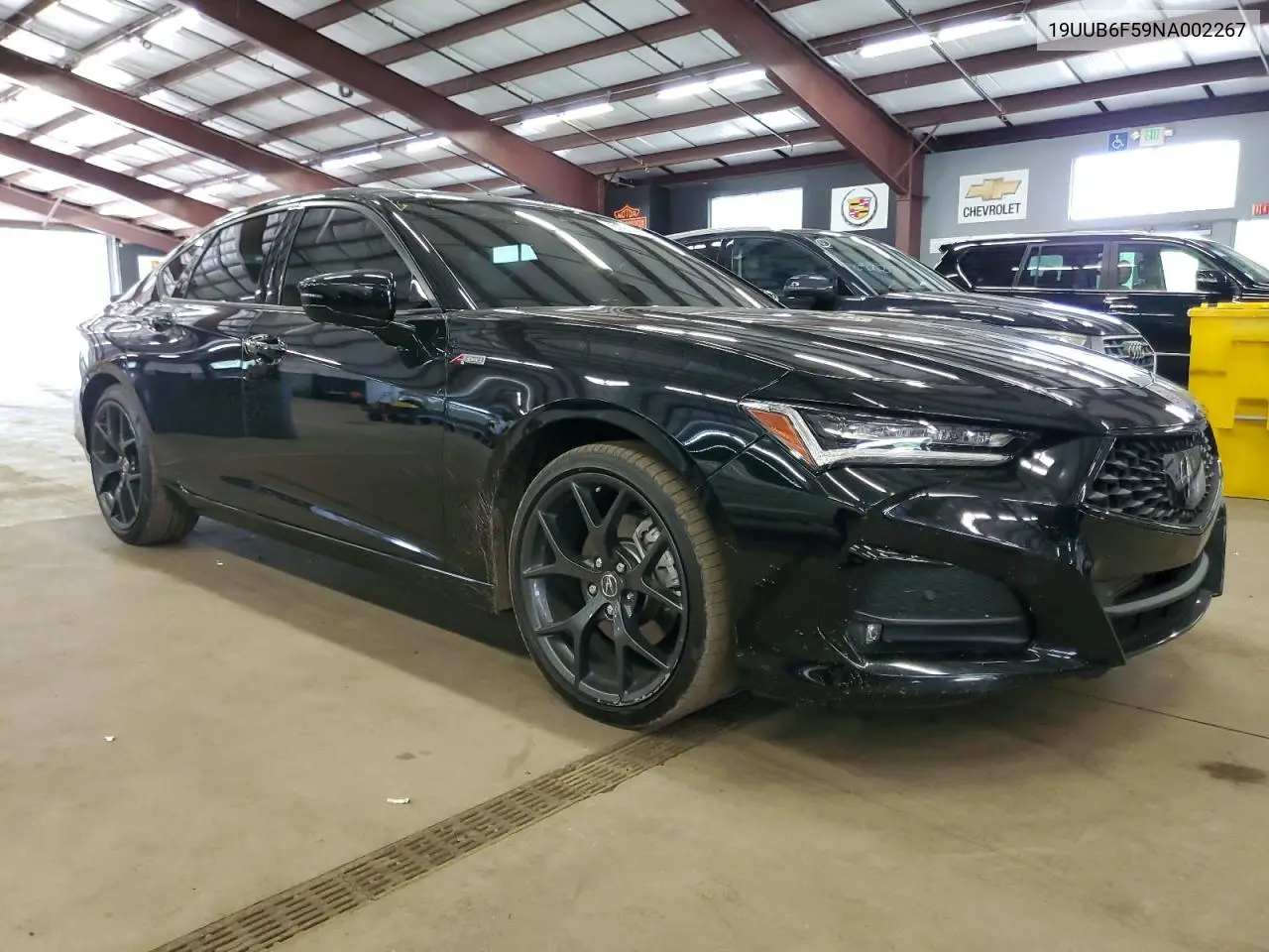 2022 Acura Tlx Tech A VIN: 19UUB6F59NA002267 Lot: 61214545