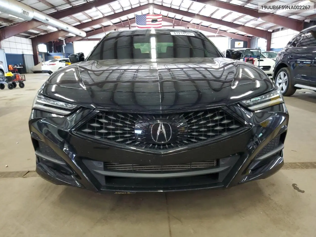 2022 Acura Tlx Tech A VIN: 19UUB6F59NA002267 Lot: 61214545
