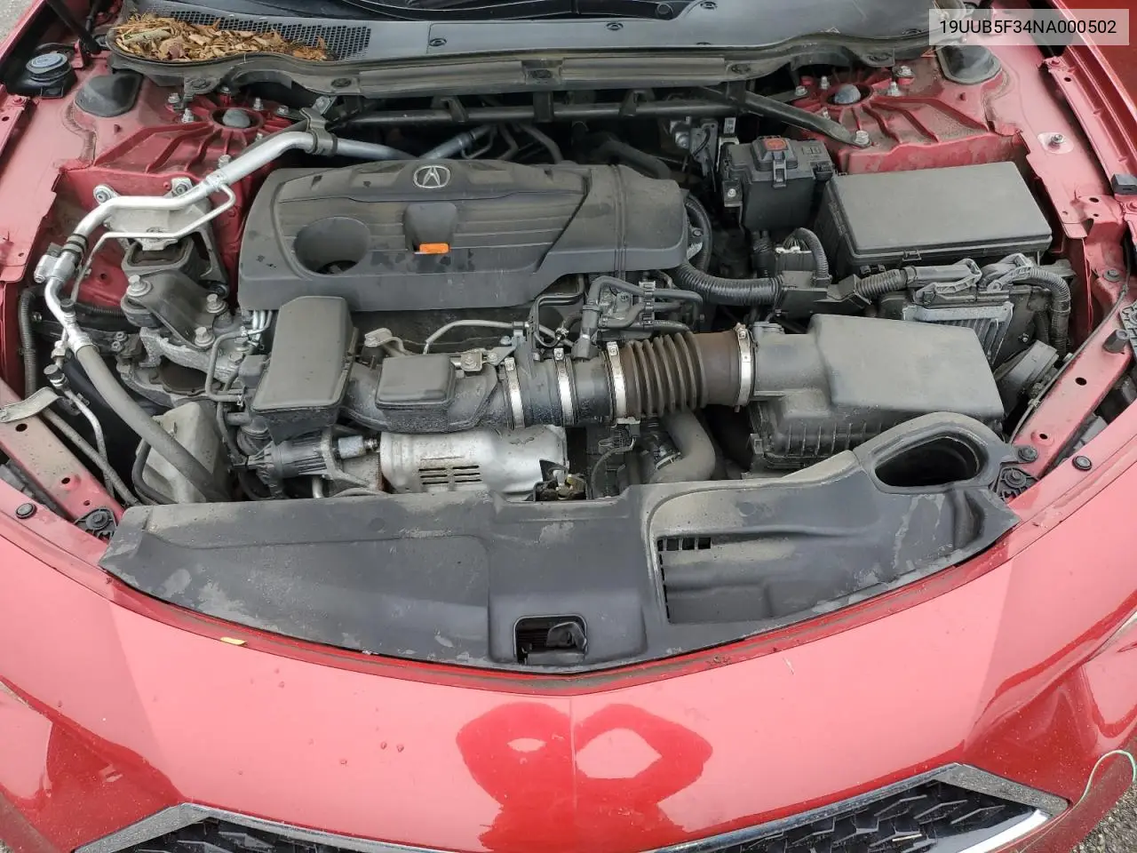 2022 Acura Tlx VIN: 19UUB5F34NA000502 Lot: 61783365