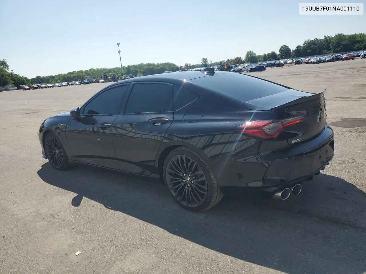 2022 Acura Tlx Type S VIN: 19UUB7F01NA001110 Lot: 61957845