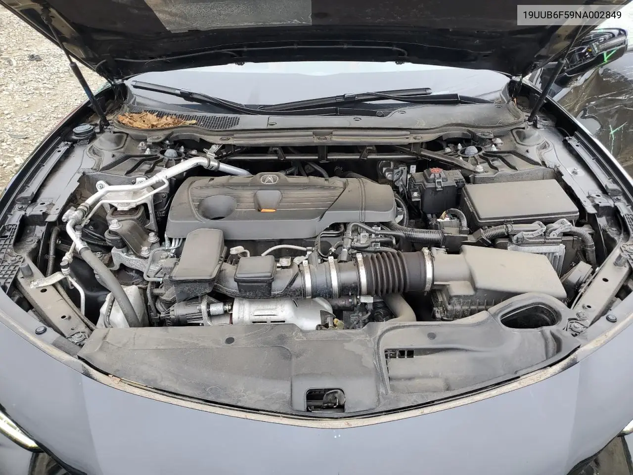 2022 Acura Tlx Tech A VIN: 19UUB6F59NA002849 Lot: 62566955