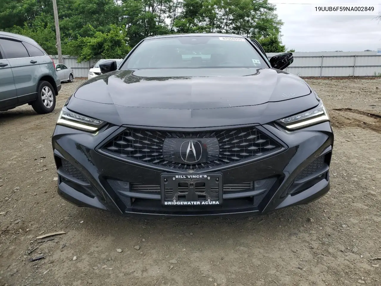 2022 Acura Tlx Tech A VIN: 19UUB6F59NA002849 Lot: 62566955