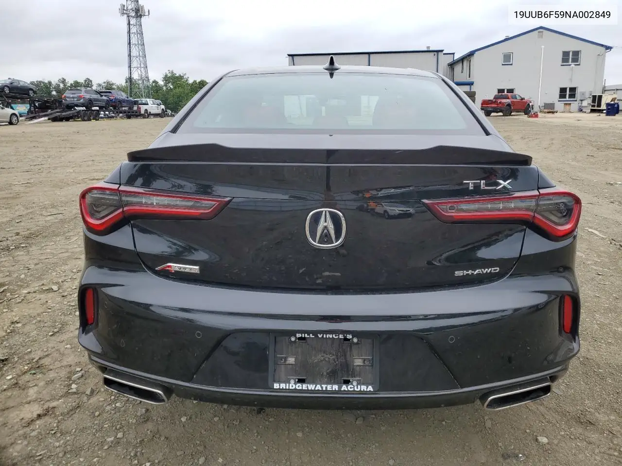2022 Acura Tlx Tech A VIN: 19UUB6F59NA002849 Lot: 62566955