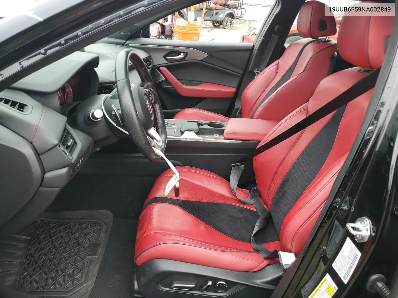 2022 Acura Tlx Tech A VIN: 19UUB6F59NA002849 Lot: 62566955
