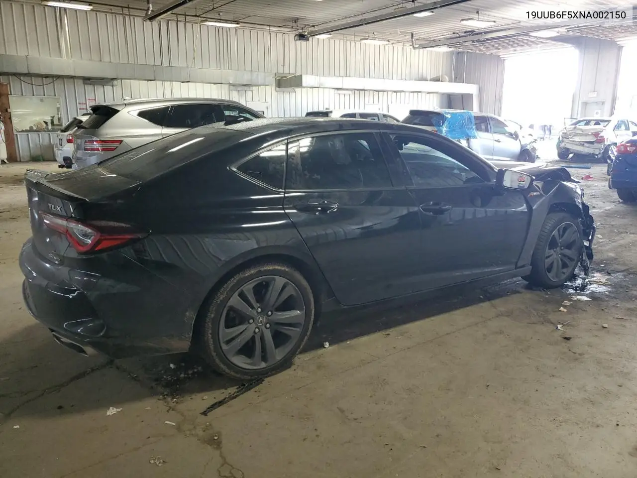 2022 Acura Tlx Tech A VIN: 19UUB6F5XNA002150 Lot: 65559605