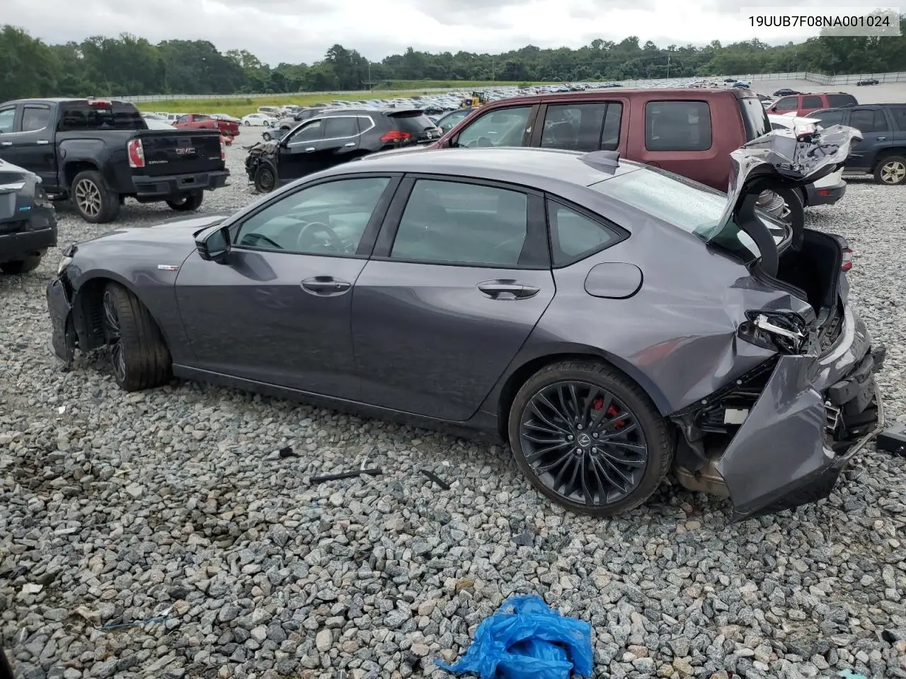 2022 Acura Tlx Type S VIN: 19UUB7F08NA001024 Lot: 65883565