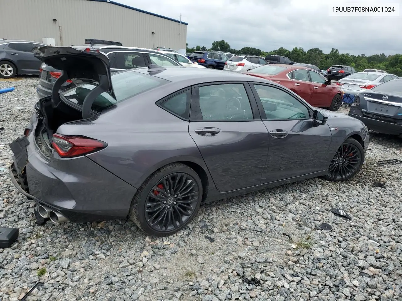 2022 Acura Tlx Type S VIN: 19UUB7F08NA001024 Lot: 65883565