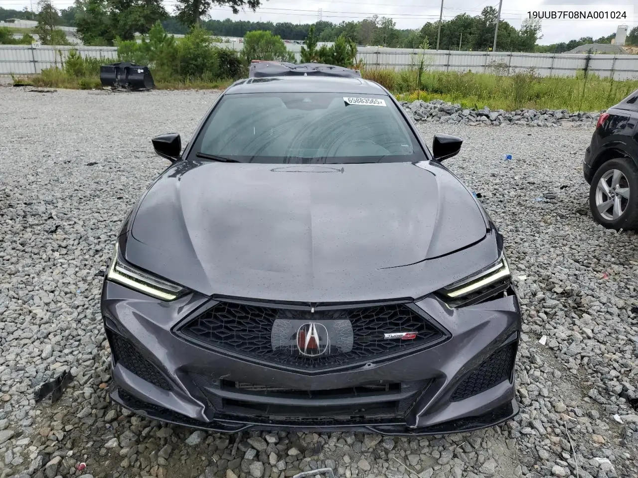 2022 Acura Tlx Type S VIN: 19UUB7F08NA001024 Lot: 65883565