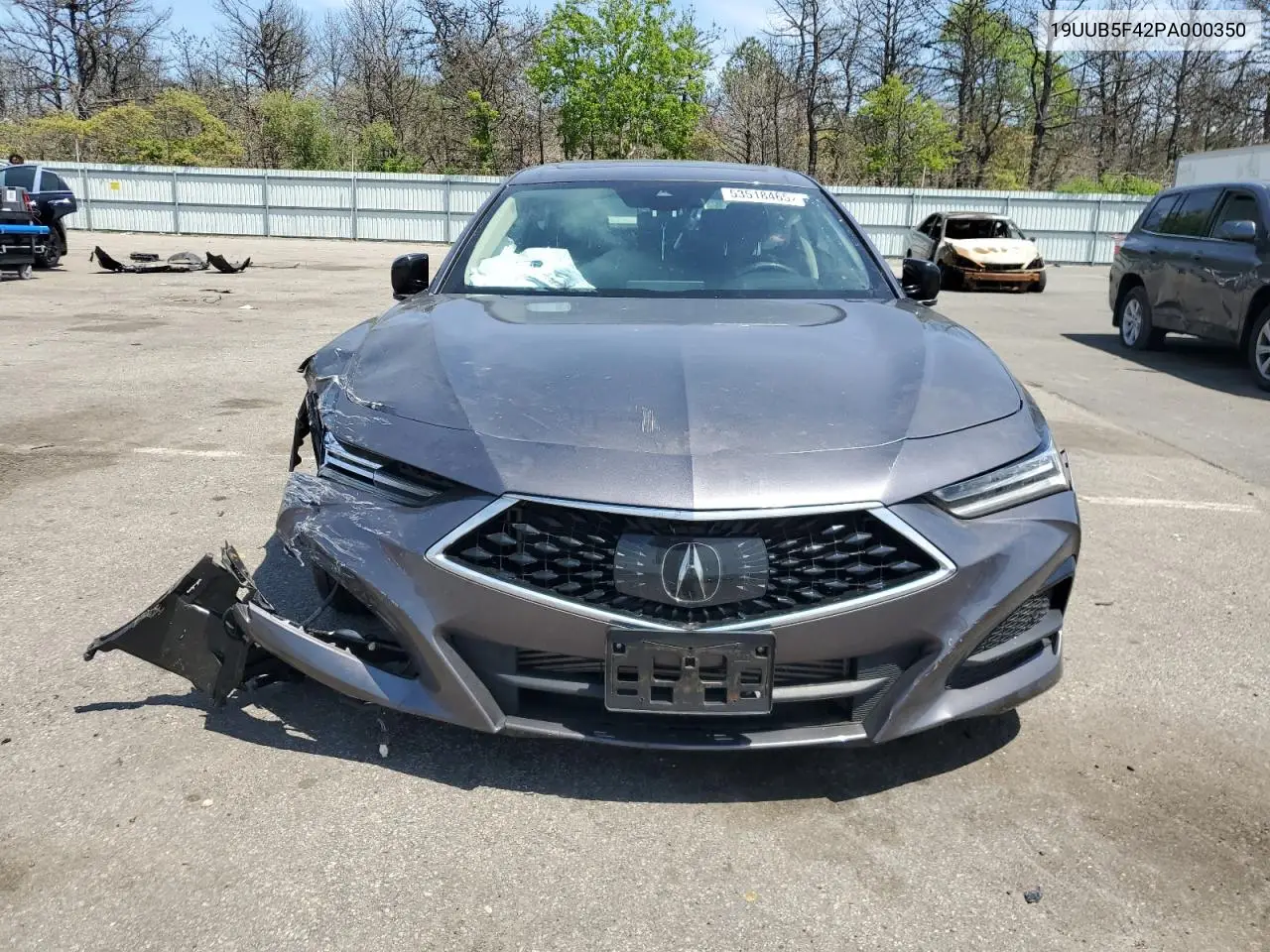 2023 Acura Tlx Technology VIN: 19UUB5F42PA000350 Lot: 53518465