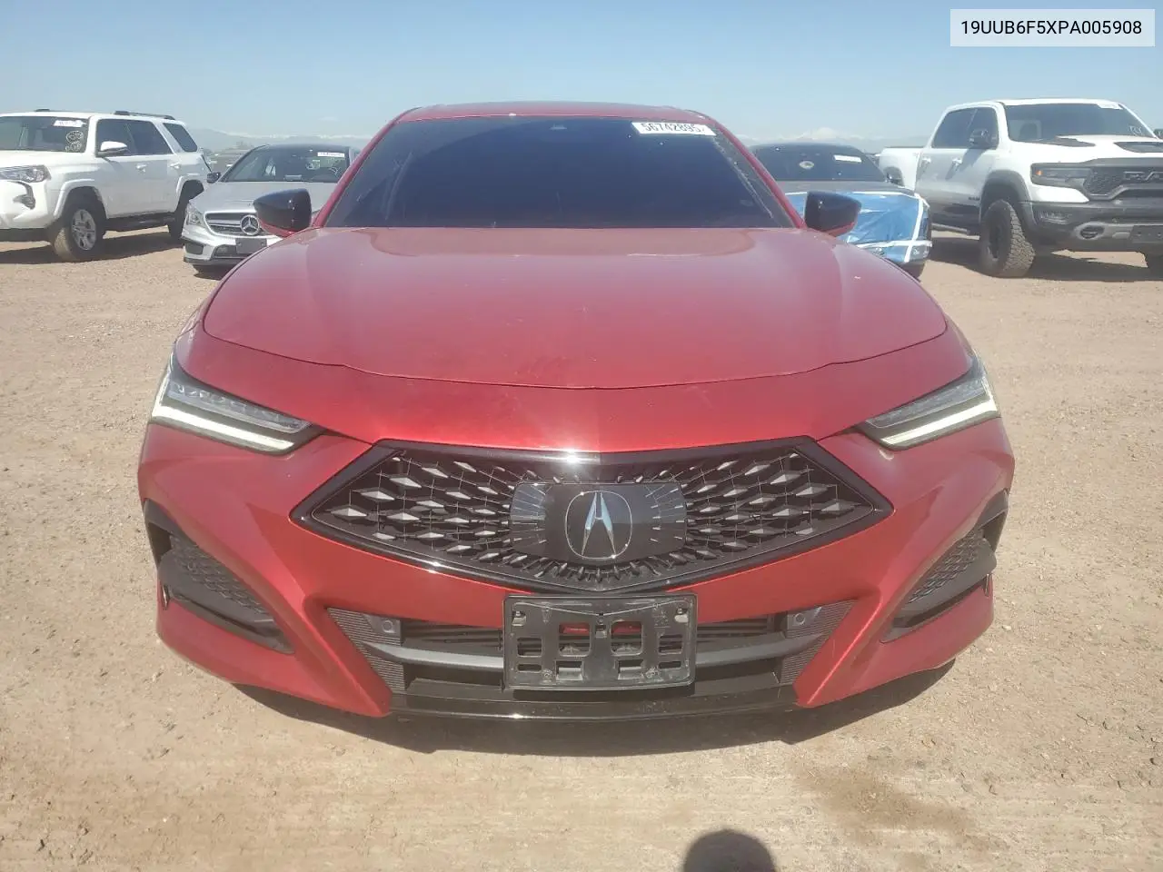 2023 Acura Tlx A-Spec VIN: 19UUB6F5XPA005908 Lot: 56742895