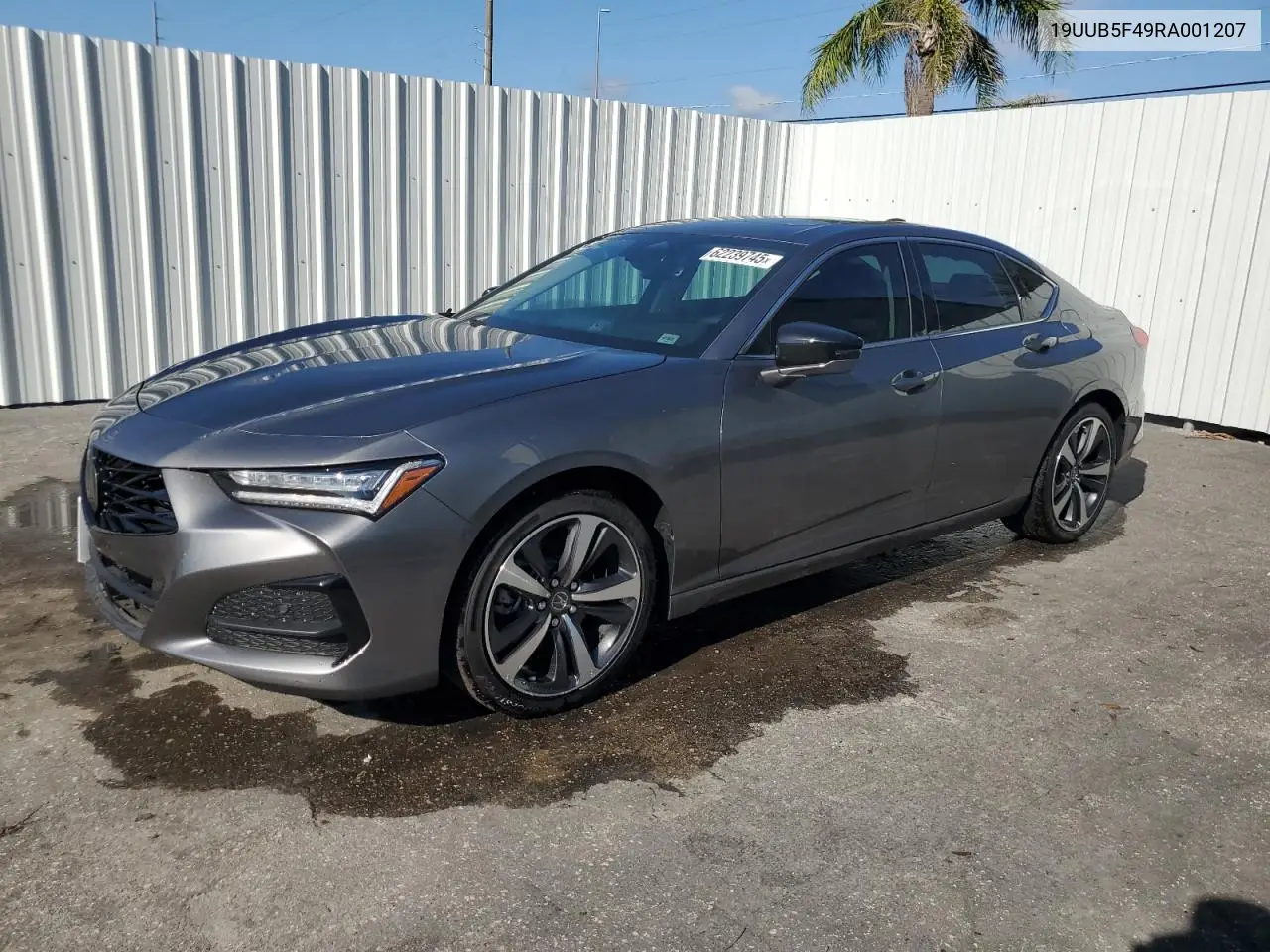 2024 Acura Tlx Technology VIN: 19UUB5F49RA001207 Lot: 62239745